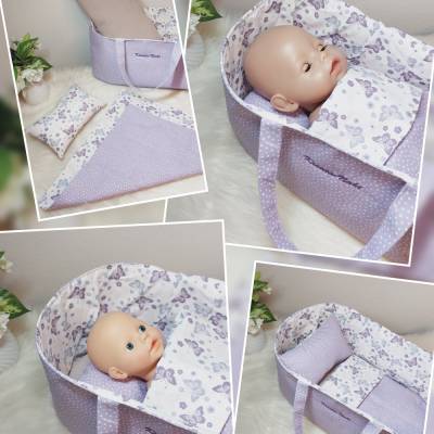 Puppenbett / Tragekorb 