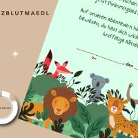 Dschungelparty Mitgebsel – Personalisierte Urkunden zum Ausdrucken für Kindergeburtstag & Abenteuerfeier Bild 8