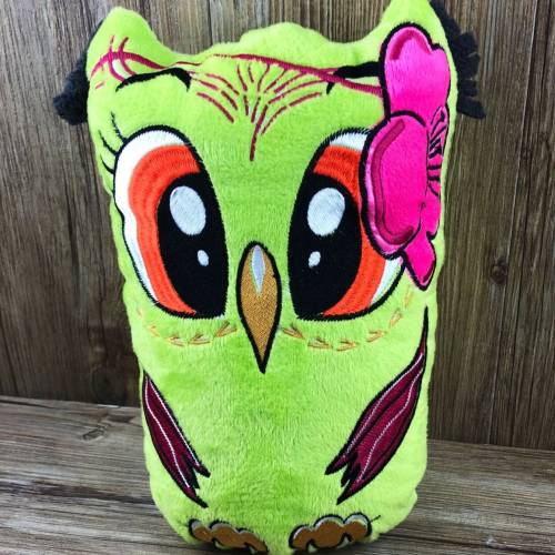 Stickdatei ITH Eule Blume für Rahmen 20×30cm, Maschinenstickerei, ITH Stickmuster mit Tiermotiv