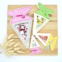 Stickdatei Schulanfang Schultüte mit Sichtfenster vier Größen Bild 3