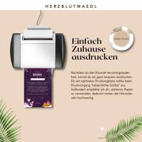 Urkunde Halloween-Grusel-Urkunde | Kinder-Halloweenparty | Vampir | Kürbis Spinnennetz Urkunden A4 | Kinderparty | Bild 3