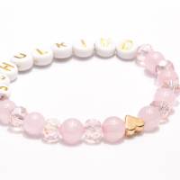 Armband Schulkind, Geschenk Mädchen, Schultüte, Einschulung, mit Namen Bild 1