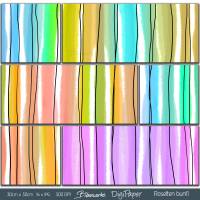 16x DigiPaper Rosetten bunt 1 perfekt für Rosetten - Zum Drucken oder Sublimieren - DigiPapier von Biberwerke Bild 3