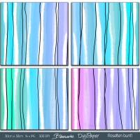 16x DigiPaper Rosetten bunt 1 perfekt für Rosetten - Zum Drucken oder Sublimieren - DigiPapier von Biberwerke Bild 4