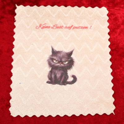 Spültücher mit coolen Katzen Motiv und verschiedenen Sprüchen