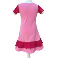Bibi und Tina Rüschenkleid rosa pink // Mädchen Kleid A-Linie mit Amadeus Bibi und Tina - festliches Mädchenkleid Bild 3