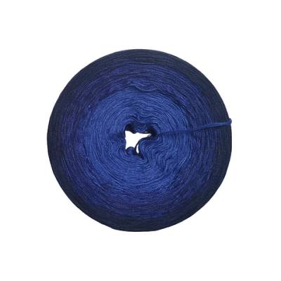 (75,88€/kg) Farbverlaufsgarn / Bobbel Meeresrauschen dunkel