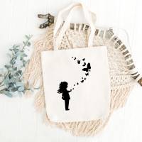 Mädchen mit Schmetterling Bundle PNG SVG Datei - Download Plotterdatei - Plotter File - Kleines Mädchen von Schmetterlin Bild 3