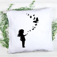 Mädchen mit Schmetterling Bundle PNG SVG Datei - Download Plotterdatei - Plotter File - Kleines Mädchen von Schmetterlin Bild 5