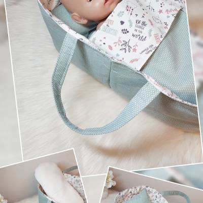 Puppenbett / Tragekorb 