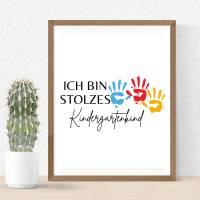 Ich bin stolzes Kindergartenkind PNG SVG Datei - Download Plotterdatei - Plotter File - Geschenkidee - Kindergarten Bild 3