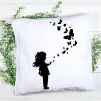 Mädchen mit Schmetterling Bundle PNG SVG Datei - Download Plotterdatei - Plotter File - Kleines Mädchen von Schmetterlin Bild 5