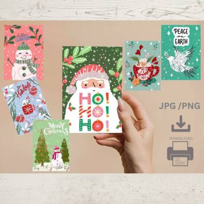 schöne Weihnachtskarten, DOWNLOAD, JPG PNG