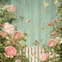 4 florale Vintage Grafiken zum Download - 4 JPG Dateien, 300 dpi - Romantic Rose - 600001 Bild 4