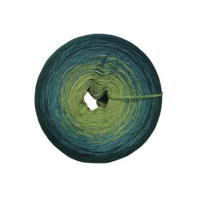 (75,88€/kg) Farbverlaufsgarn / Bobbel Waldquelle mittel