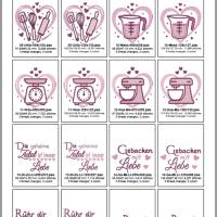 Stickdatei Set Backliebe – 24 Backmotive ab 10x10cm für Küchenprojekte & Geschenke Bild 4