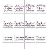 Stickdatei Set Backliebe – 24 Backmotive ab 10x10cm für Küchenprojekte & Geschenke Bild 5