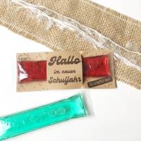 Druckvorlage Willkommensgeschenk Schulbeginn, Schulstart, Geschenkidee für Schüler, von Lehrer, neues Schuljahr Bild 4