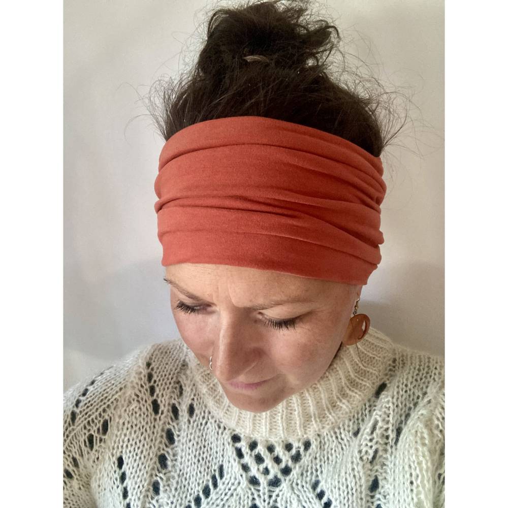 Stirnbänder Strick Turban Damen Breites Stirnband, Elastisches
