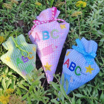 Stickdatei Einschulung Schultüte In the Hoop Set 2544 – Perfekt für Schulkinder