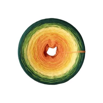 (75,88€/kg) Farbverlaufsgarn / Bobbel Narzisse 