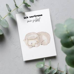 16 Affirmationskarten für Kinder PDF | Affirmationskarten Kinder ausdrucken | Kartenformat A6 | Mutmacherkarten für Kind Bild 2