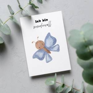 16 Affirmationskarten für Kinder PDF | Affirmationskarten Kinder ausdrucken | Kartenformat A6 | Mutmacherkarten für Kind Bild 9