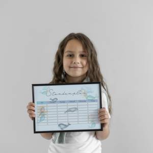 Stundenplan Meerjungfrau Schüler, Lehrer und Studenten zum Ausdrucken o. Digital für Goodnotes I A4 Format I PDF Datei I Bild 5