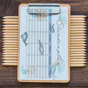 Stundenplan Meerjungfrau Schüler, Lehrer und Studenten zum Ausdrucken o. Digital für Goodnotes I A4 Format I PDF Datei I Bild 6