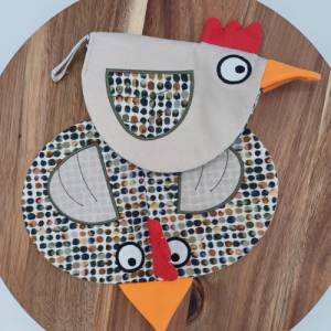 Topflappen Hühner Huhn Bild 2