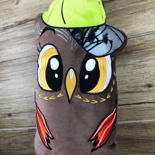 Stickdatei ITH Eule Cap für Rahmen 13×18 cm, Maschinenstickerei, ITH Stickmuster mit Tiermotiv