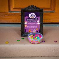 Halloween Türschild zum Selbstausdrucken – Gruselige Dekoration für Trick-or-Treat & Bild 3