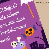 Halloween Türschild zum Selbstausdrucken – Gruselige Dekoration für Trick-or-Treat & Bild 8