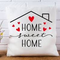 Home Sweet Home Bundle - Zuhause - PNG SVG Datei - Download Plotterdatei - Plotter File - Familie Family Love Liebe Bild 2