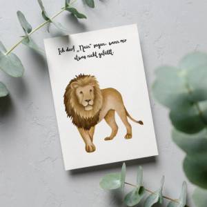 16 Affirmationskarten Tiere PDF | Affirmationskarten für Kinder ausdrucken  | Kartenformat A6 | Mutmacherkarten für Kind Bild 3