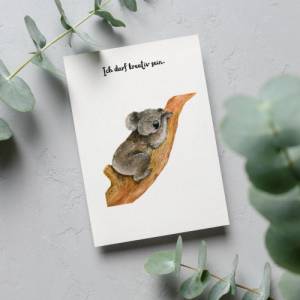 16 Affirmationskarten Tiere PDF | Affirmationskarten für Kinder ausdrucken  | Kartenformat A6 | Mutmacherkarten für Kind Bild 4
