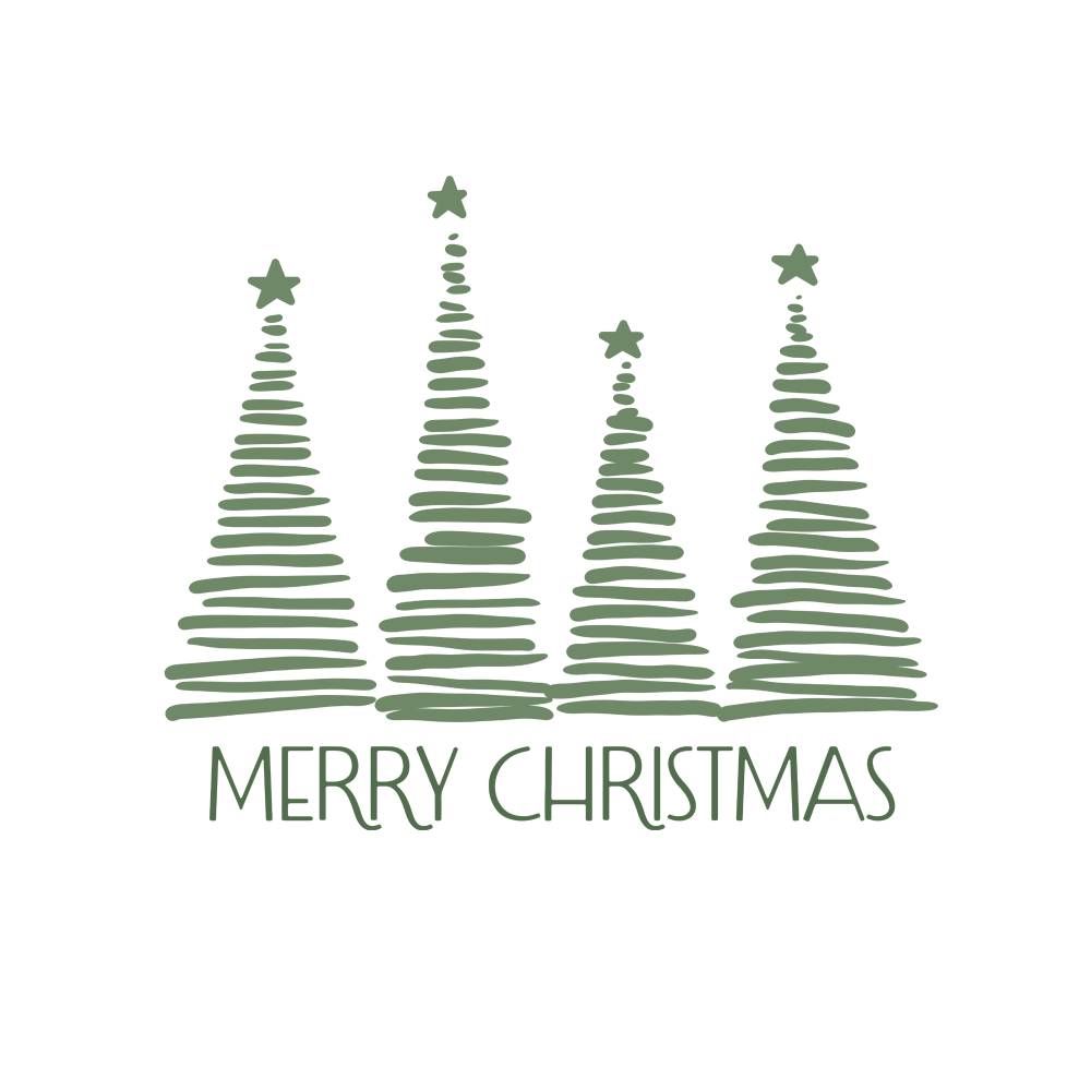 Merry Christmas Christmas Tree SVG - PNG SVG Datei - Download Plotterdatei - Plotter File - Weihnachten Christmas Xmas Bild 1