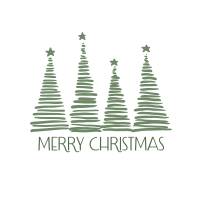 Merry Christmas Christmas Tree SVG - PNG SVG Datei - Download Plotterdatei - Plotter File - Weihnachten Christmas Xmas Bild 1