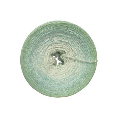 (75,88€/kg) Farbverlaufsgarn / Bobbel Waldquelle hell