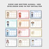 Sortierspiel Berufe, Bildkarten Kindergaren, Sortierspiel Kleinkind, Lernspiel PDF zum Ausdrucken, Kita Legespiel, PDF D Bild 5