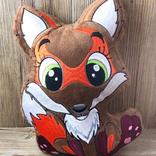 Stickdatei ITH Fuchs Aldebar für Rahmen 20×30 cm, Maschinenstickerei, ITH Stickmuster mit Tiermotiv