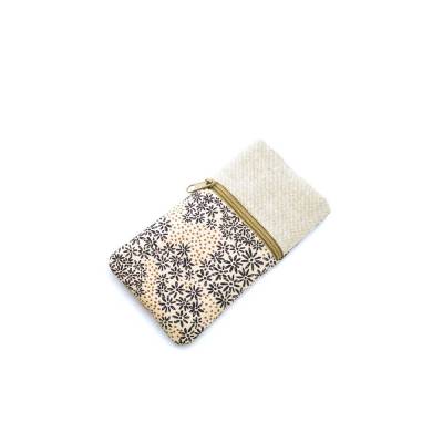 Naturfarbene Handytasche mit Kartenfach, Anfertigung für jedes Modell