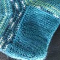 Handgestrickte Ringelsocken Gr.40/41 Bild 2