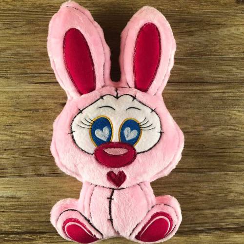 Stickdatei ITH Hase ROGER für Rahmen 16×26 cm, Maschinenstickerei, ITH Stickmuster mit Tiermotiv