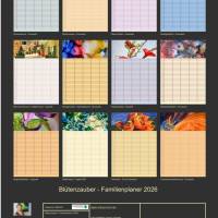 Blütenzauber – Familien-Kalender 2026 mit Planer Bild 10