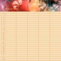 Blütenzauber – Familien-Kalender 2026 mit Planer Bild 3