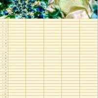 Blütenzauber – Familien-Kalender 2026 mit Planer Bild 8