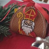 * Heiliger Nikolaus ITH * als GiveAway, mit Mitra und Stab, Mitgebsel, 17 x 6,5cm Bild 8