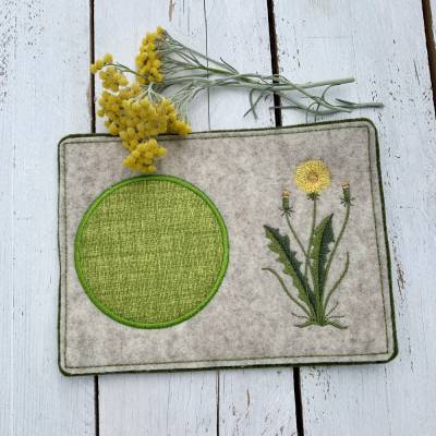 MugRug - Tassenteppich - Tassenplatz - Löwenzahn