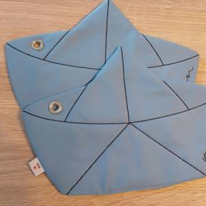 Topflappen maritim Meer Boot Bild 3